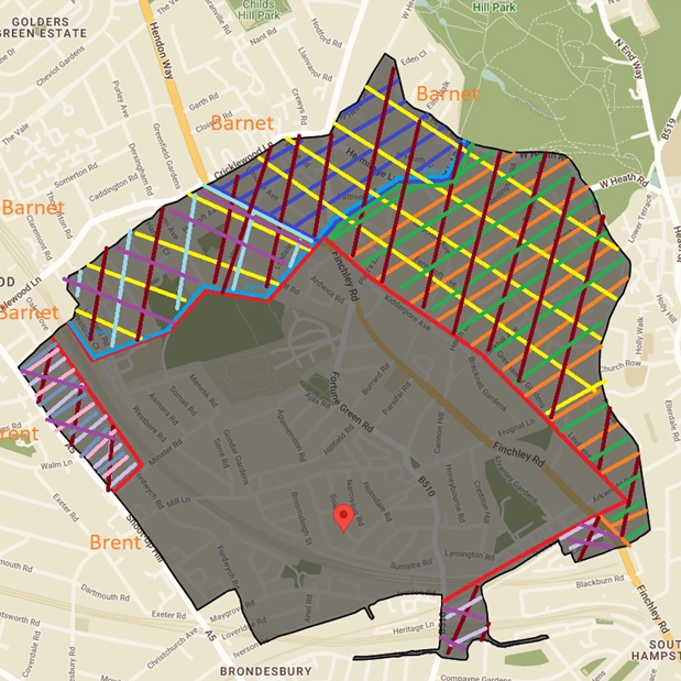 Image of the proposed Boundary map